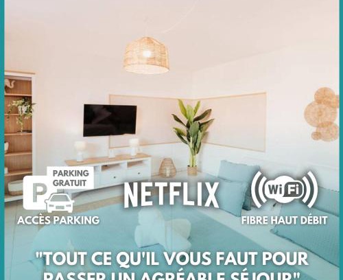 Lespinasse Apartment | Le Cocon de Lespinasse - Parking - Checkin Autonome