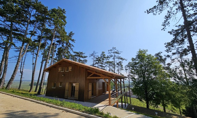 Bonneuil Ski Chalet | Le cottage des pins chalet on the vineyards