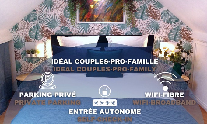 Fleury-les-Aubrais Apartment | Le Duplex Décontracté - A la Conciergerie Au Cœur D'orléans