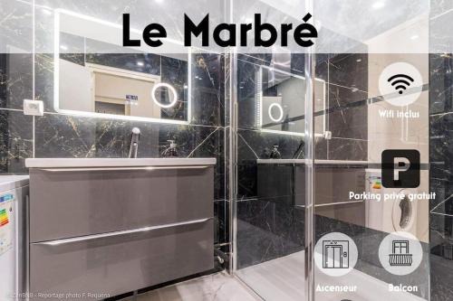 Annemasse Apartment | Le Marbré design 60m2, 2 Stars, Free parking