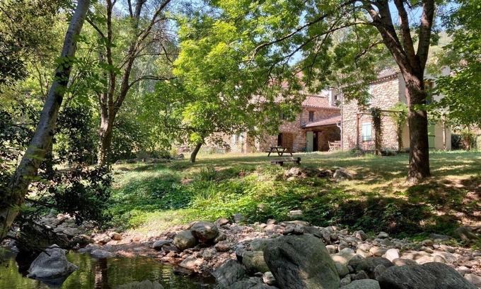 Saint-Vincent-d'Olargues House | Le Petit Moulin, tranquil renovated watermill