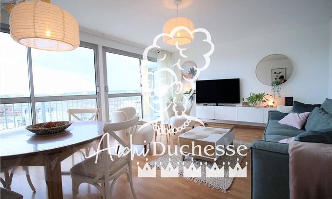 Centre Ville Rive Gauche Apartment | Le Ravissant : merveilleux *F3 avec *vue à *Rouen