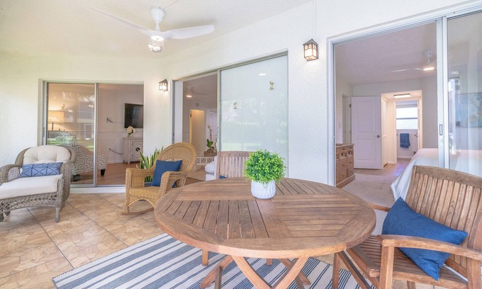 Moorings Condo | Less than 2 miles to the beach! West of 41 condo with pool and hot tub!