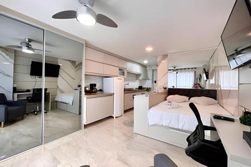 Reboucas Apartment | Lindíssimo Studio central C/Wi-fi