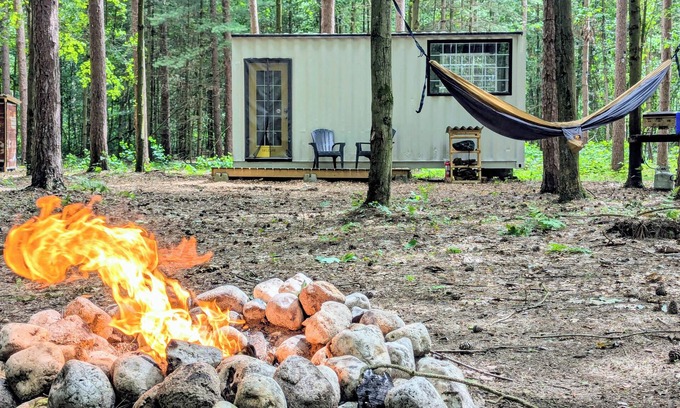 Delhi Cabin | Little Can in the Pines - Bunkie No. 1
