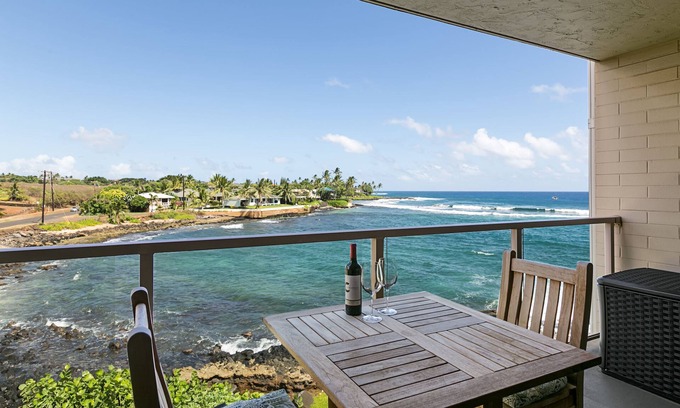 Poipu Condo | Live On the Ocean and Sleep to Surf Sounds in Idyllic Poipu. Trade Winds & AC.n