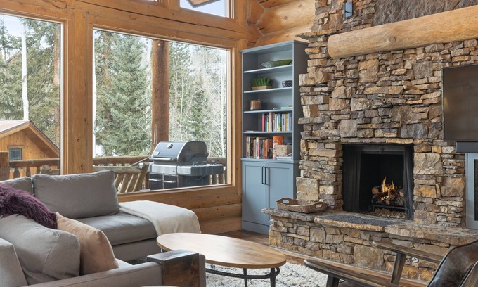 Mountain Village House | Lodge-Style Home by InvitedHome | Vast Patio, Hot Tub, Walk to Ski, Fireplace