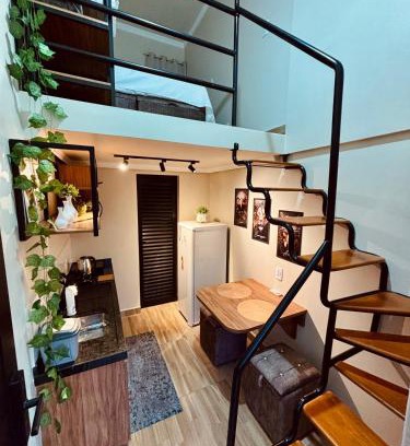 Santa Cruz Apartment | Loft novo, colchões com massagem, mobiliado e aconchegante
