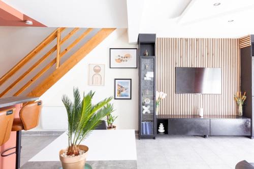 Demouville Apartment | Loft tout confort avec parking et à moins 15 min Caen et des Plages