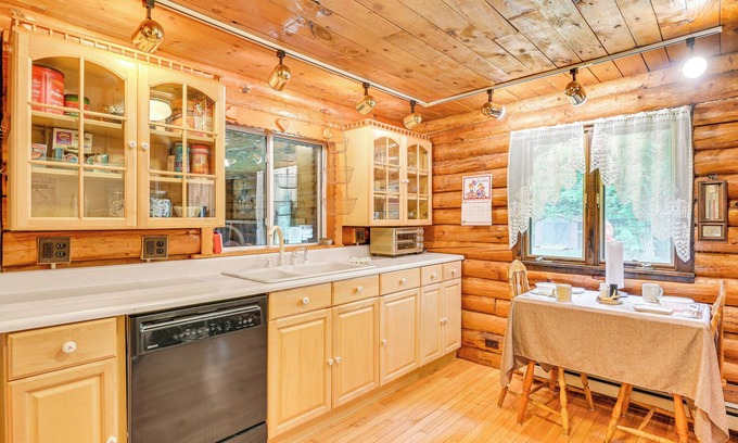 Forestport Cabin | Log Cabin w/Game Room & Fire Pit in Forestport!