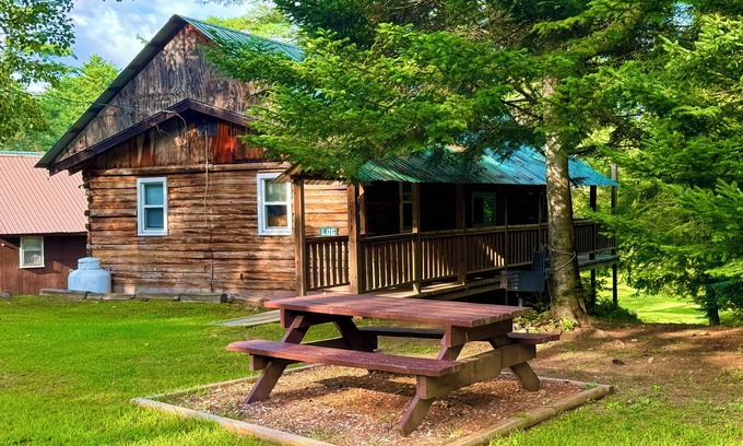 Chestertown Cabin | Log Haven Cabin, Pool/AC/Fireplace,Steps to Loon Lake