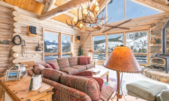 Breckenridge Cabin | Log Home WOW Mtn. Views Log Stove 10 min. to Breck