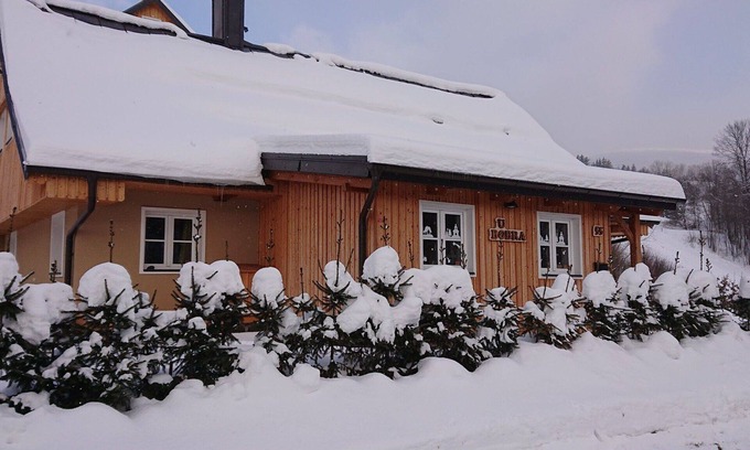 Rokytnice nad Jizerou Villa | Lovely apartment in villa for 12 guests with WIFI, TV, patio, pets allowed and panoramic view