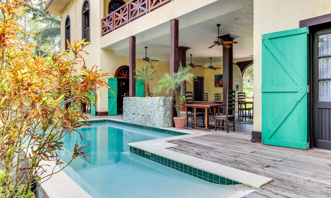 Bullet Tree Falls House | Lovely Riverfront Suite w/Balcony, WiFi, AC, Pool & Gorgeous View
