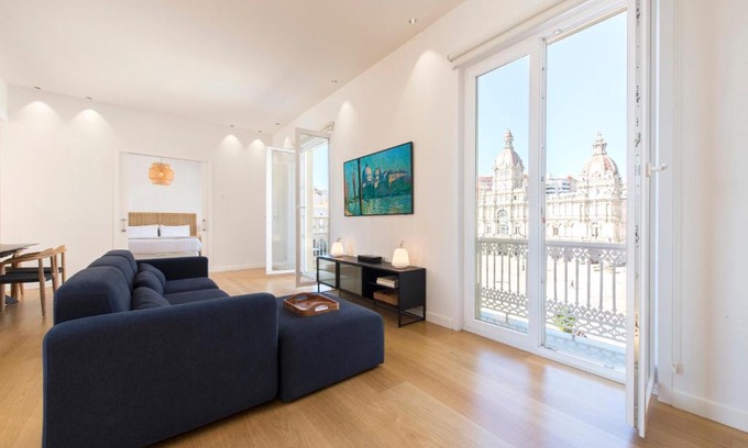 La Coruna Apartment | Lux Maria Pita Corazon de Coruña