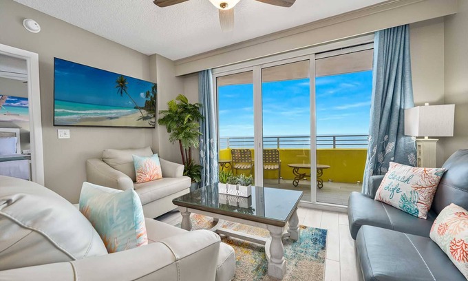 Brush - Stewarts Condo | Luxury 21st Floor 3 BR Condo Direct Oceanfront Wyndham Ocean Walk Resort Daytona Beach | 2123