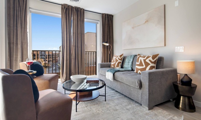 The Hill Apartment | Luxury 2BR Apt + Work-From-Home Space