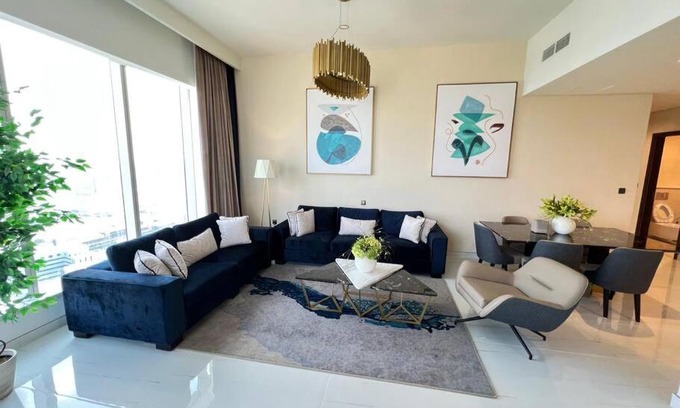 Dubai Media City Apartment | Luxury 2BR Avani Palm View Apt