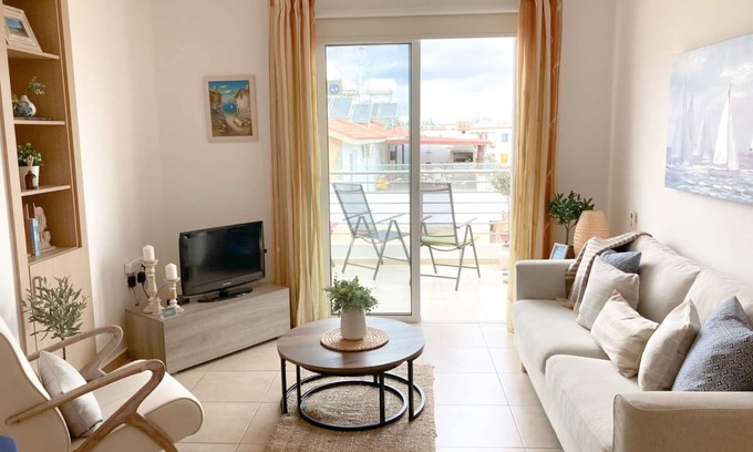 Kapparis Apartment | Luxury 2nd Floor Apartment With Communal Pool, Playground,