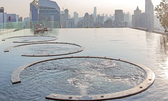 Makkasan Condo | Luxury Apt. Free Pickup Siam/Central Embassy 无边泳池