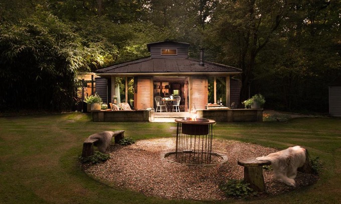 Billingshurst House | Luxury Boltholes cabin in the woods with hot tub