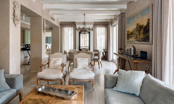 Strettoia Villa | Luxury Hillside Retreat with Sea Views Located near Forte Dei Marmi