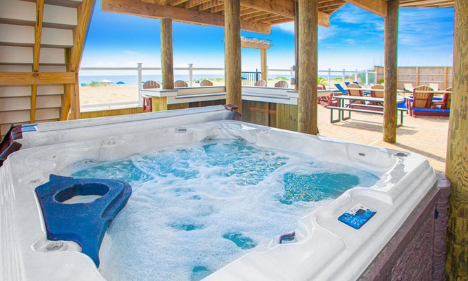 Sandbridge House | Luxury home w/private indoor & outdoor pool, theater, arcade, hot tub, elevator
