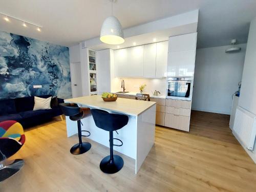 Siechnice Apartment | Luxury modern new apartment with garden close to Wroclaw self check-in 24h