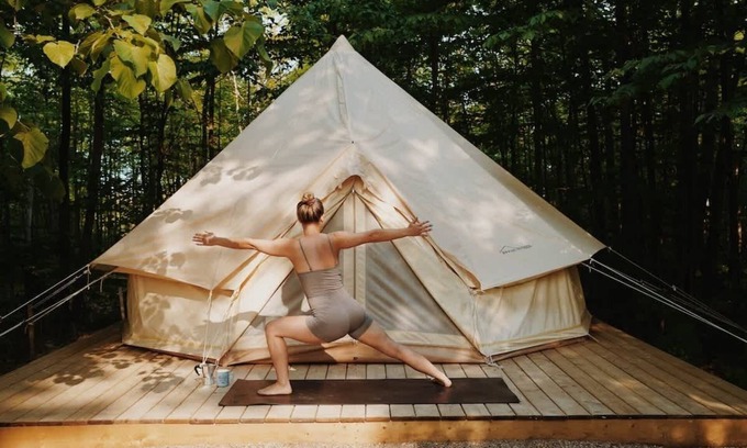 Miller Lake House | Luxury Nautical Tent | Glamping by Tobermory