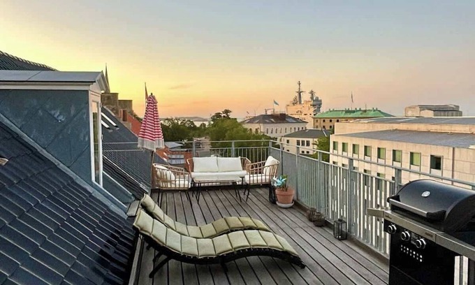 Copenhagen K Apartment | Luxury Penthouse Duplex with Water View