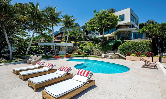 Joatinga Villa | Luxury villa overlooking the sea in Joá - Joa006