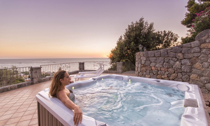 Forio Villa | Luxury villa with panoramic hot tubes in Ischia, near Amalfi Coast