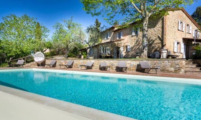 Paciano Villa | Luxury villa with pool, wifi, AC, incredible views Fontanaro Property