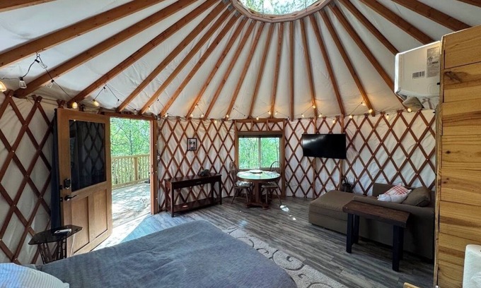 Mineral Wells Cabin | Luxury Yurt in Mineral Wells