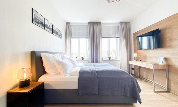 Eutritzsch Apartment | Luxus-Apartment in Leipzig mit Privat-Parkplatz