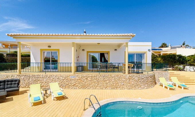 Luz Villa | Luz - 3 Bed Private Villa, Sea View, WIFI, Private Saline Pool, heating extra,
