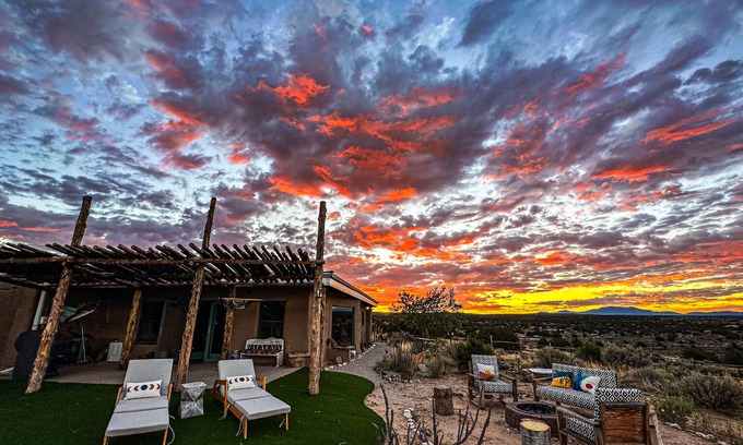 Ojo Caliente House | Magical 21 Acre Solar Adobe Ranch House in Ojo Caliente and Carson Nat. Forest