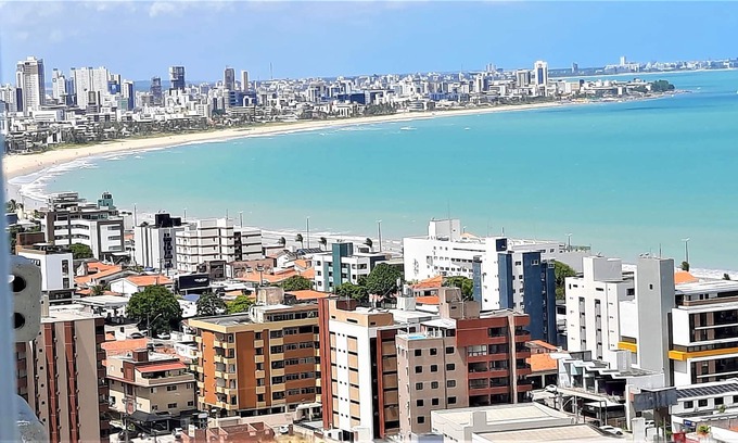 Tambau Apartment | Magnificent 2 bedrooms close to the beach with beautiful panoramic views of the sea - Tambaú