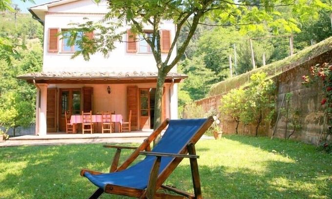 Strettoia Villa | Magnificent villa overlooking the coast. Garden and terrace.