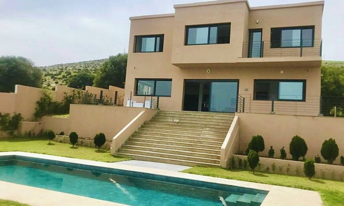 Tangier Villa | Magnificent villa with pool and sea view
