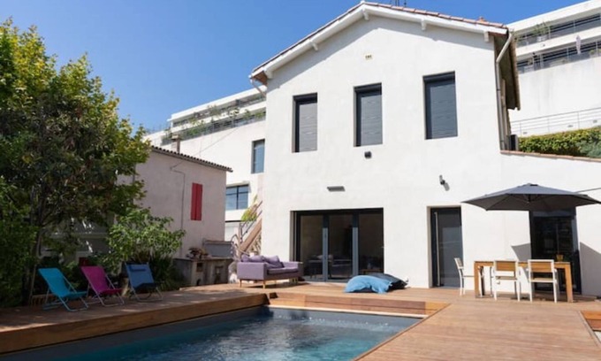 Les Chutes Lavie House | Maison Charmante Avec Piscine Dans Marseille