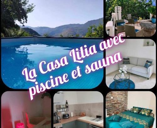 Campile House | Maison Corse avec piscine et sauna - La Casa Lilia