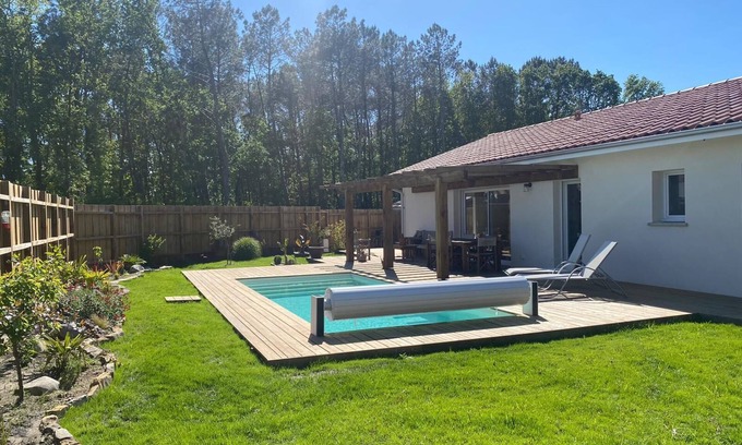Azur House | Maison Tout Confort Neuve Avec Piscine et Terrasse