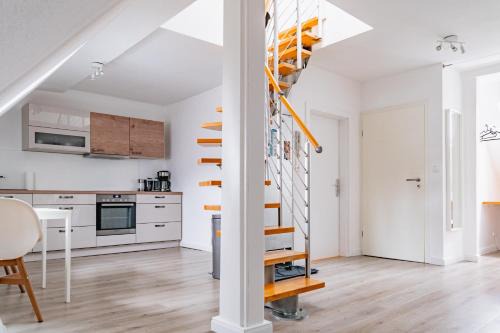 Kropeliner-Tor-Vorstadt Apartment | Maisonettewohnung Küstenliebe in zentraler Lage