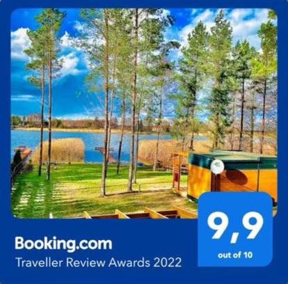Szeligi Cabin | Makosieje Resort - komfortowy domek 30m od jeziora,ogrzewanie,wi-fi,widok na jezioro