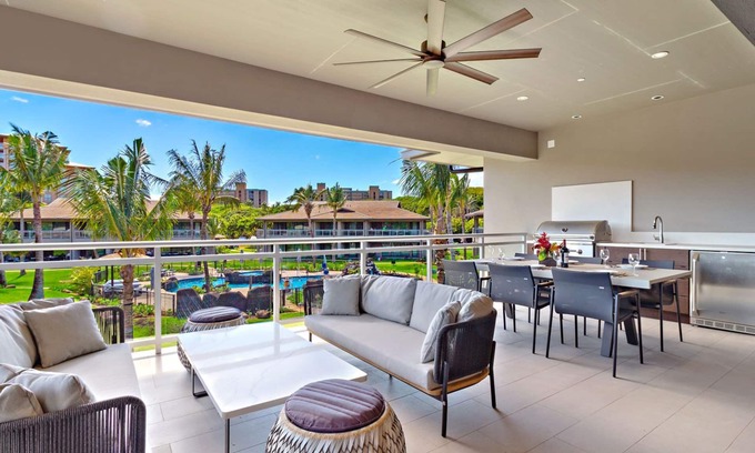 Honokowai Villa | Maui Resort Rentals: Luana Garden Villas 15C – Modern 3BR Villa at Kaanapali’s Newest Luxury Residences!