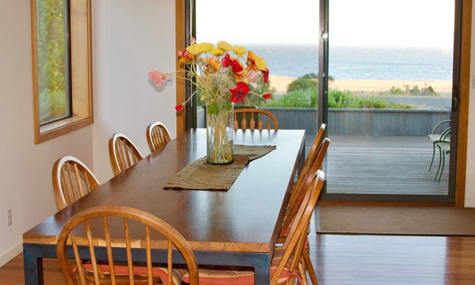 Sea Ranch House | Meadow home featuring blue water ocean views, half a mile from Del Mar Rec