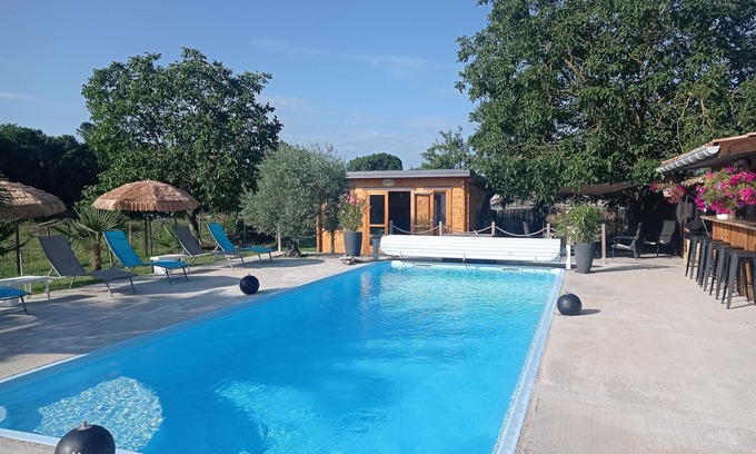 Gaillan-en-Medoc House | MEDOCAINE HOUSE WITH SALT HEATED POOL 15 mins FROM THE OCEAN