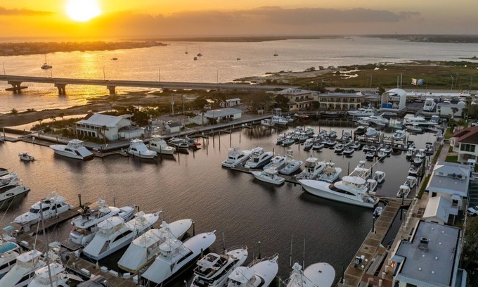 St. Augustine Condo | Mesmerizing Sunset Marina Views, King Bed