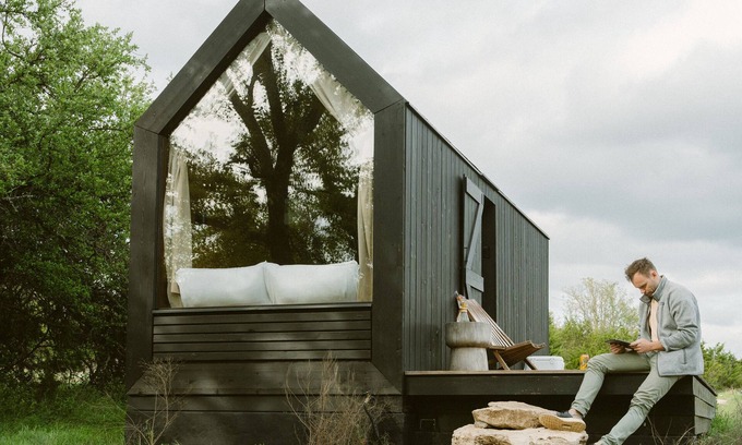 Round Mountain Cabin | Mesquite Cabin at NowHere